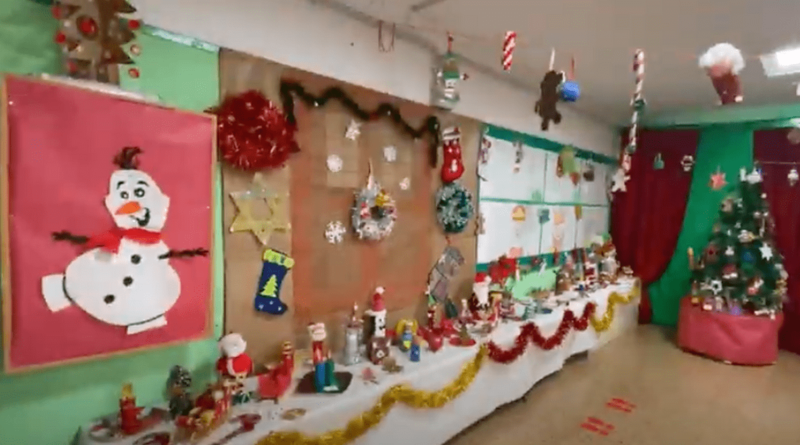 Imagen de la Casa de la Navidad del CEIP San Juan / TA